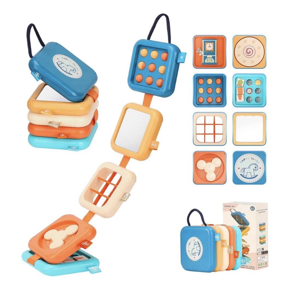 Interactive Baby Sensory Teething Toy Busy Board for 1 Year & Up